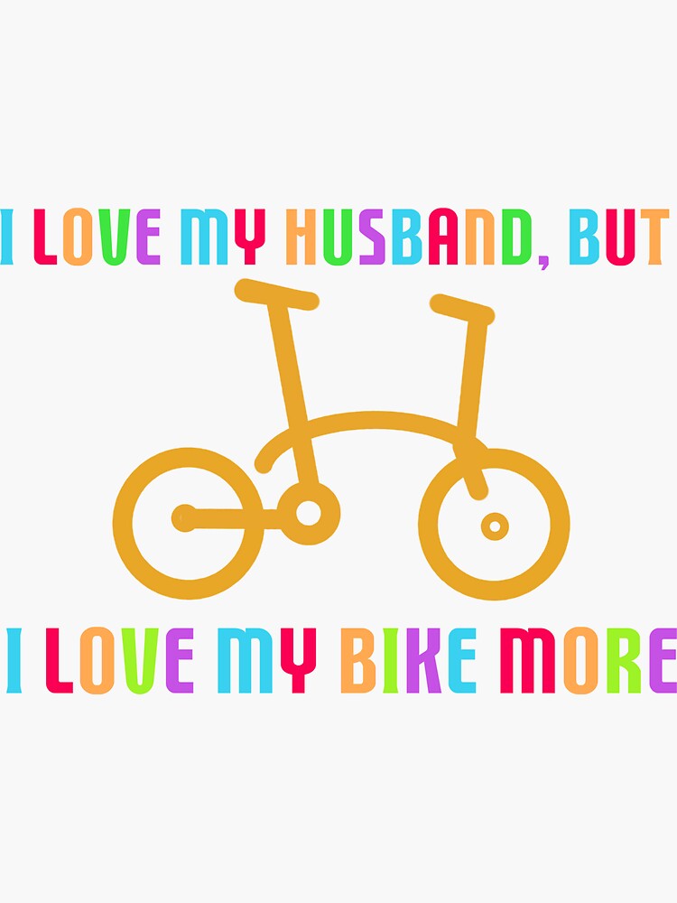 Thumbnail 3 of 3, Sticker, I Love My Husband designed and sold by VkScript.
