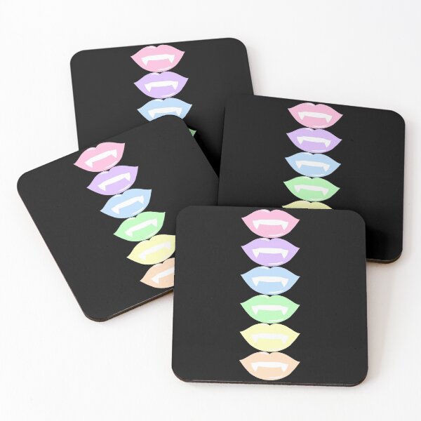 Item preview, Pastel Rainbow Vampire Lips - Vertical designed and sold by Vexic929.