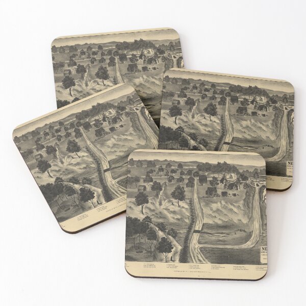 Item preview, Vintage Abraham Lincoln New Salem Map (1837) designed and sold by BravuraMedia.