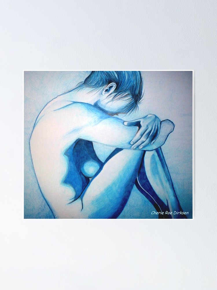 Alternate view of Caught up in Blue Poster