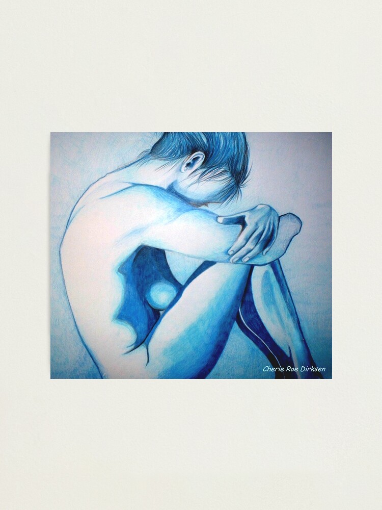 Alternate view of Caught up in Blue Photographic Print