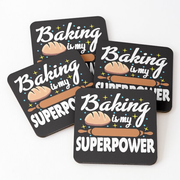 Artikelvorschau, Backen ist meine Supermacht und meine Schürze ist mein Umhang-T-Shirt entworfen und verkauft von Majesticoo.