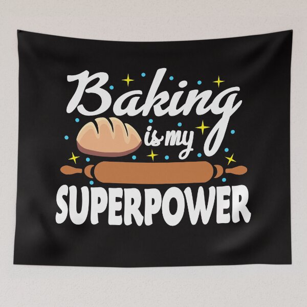 Item preview, baking is my superpower and my apron is my cape t-shirt  designed and sold by Majesticoo.