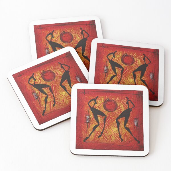 Item preview, African Sun. Mixed media painting. designed and sold by Liss Art Studio.