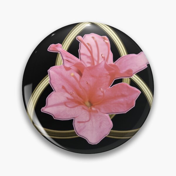 Item preview, Triquetra, Celtic Trinity Knot with Azalea,Faith. Hope, Love designed and sold by Digitalcrone.