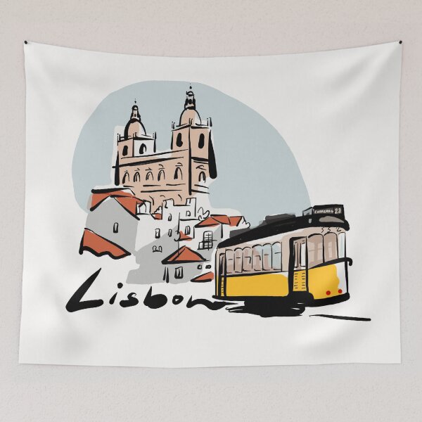 Item preview, Lisbon Illustration | Portugal designed and sold by Covo Studio.