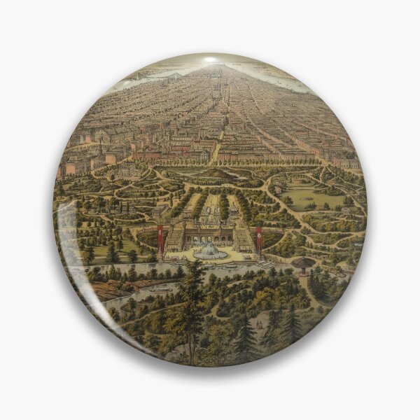 Item preview, Vintage Pictorial Map of New York City (1872) designed and sold by BravuraMedia.