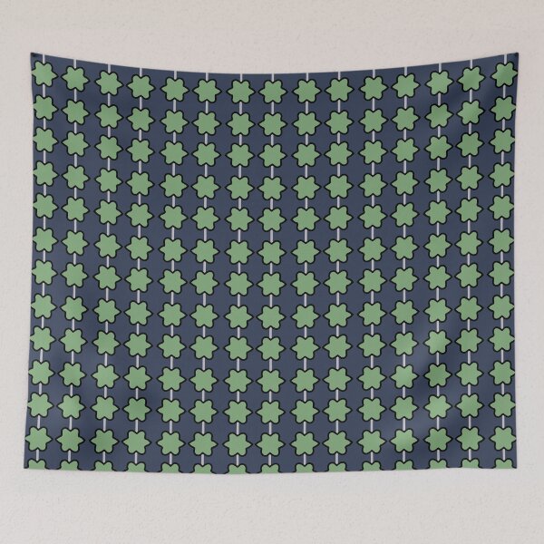 Item preview, Green Flowers on Silver String designed and sold by MelindaLedsome.