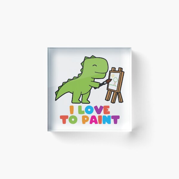 Item preview, I love to paint T-Rex designed and sold by nmdesigns1.