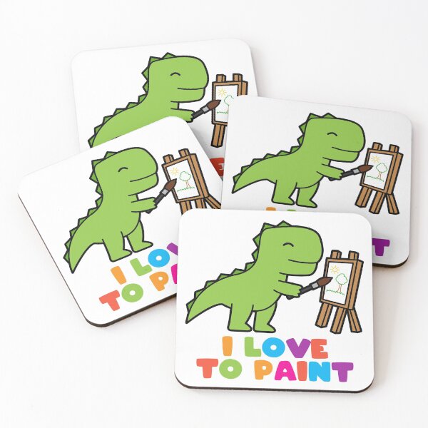 Item preview, I love to paint T-Rex designed and sold by nmdesigns1.