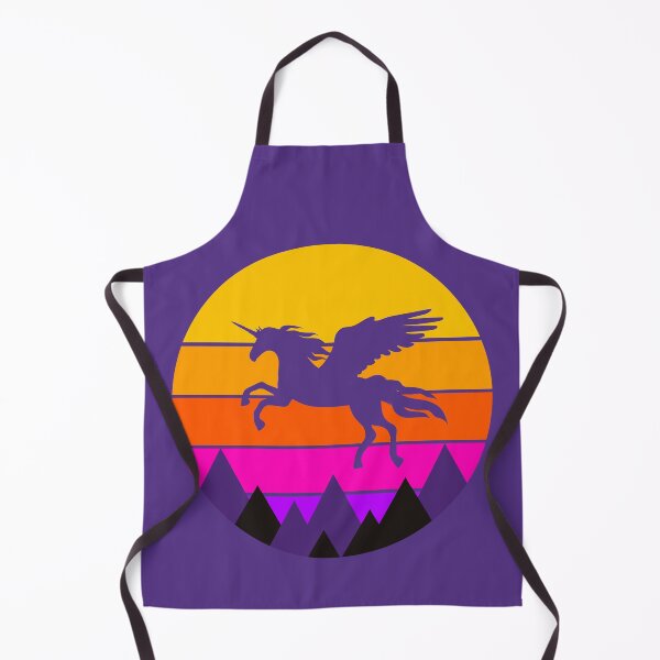 Item preview, Flying Unicorn Retro Sunset designed and sold by Forevercreative.
