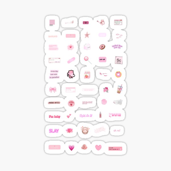 Pegatinas Téticas Rosas De 50 Piezas: Calcomanías De Vinilo Impermeabl Para - Foto 11