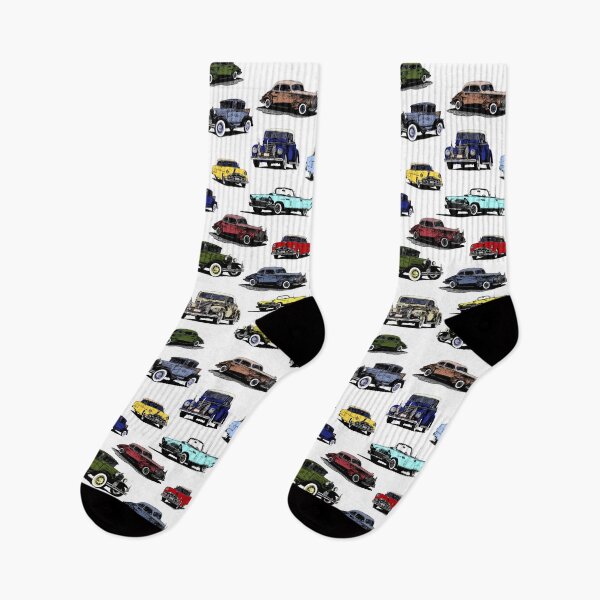 Item preview, Vintage Cars Photo Illustrations Random Pattern designed and sold by judgeart.