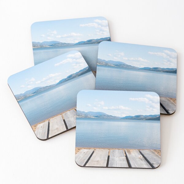 Item preview, Summer View of Picnic Table and Skaha Lake designed and sold by Amy Mitchell.