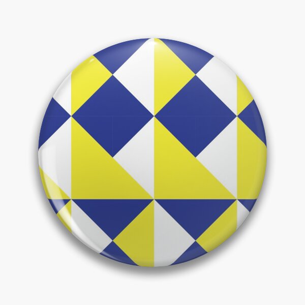 Item preview, Trendy Yellow, Blue and White Retro Design designed and sold by StyleWithGrace.
