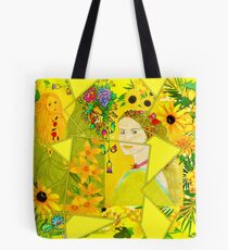 Spring and Summer Collage Tote Bag