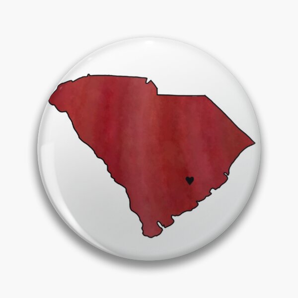 Item preview, Red Watercolor South Carolina Berkeley County Heart designed and sold by Delaneymaybe.