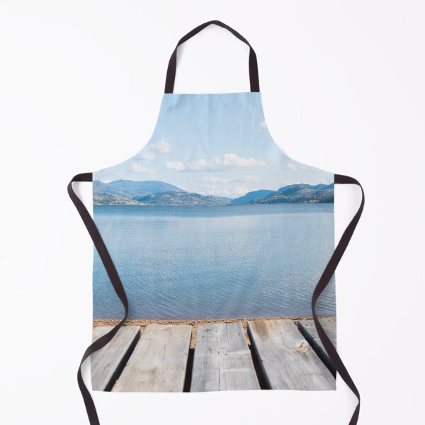 Item preview, Summer View of Picnic Table and Skaha Lake designed and sold by Amy Mitchell.