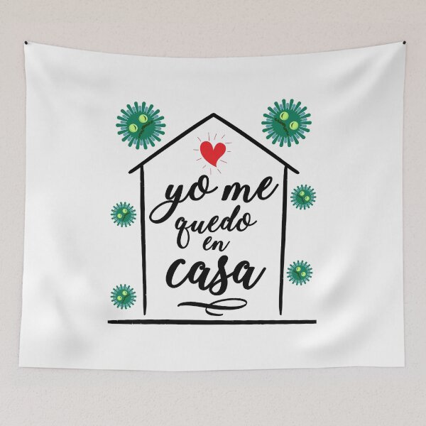 Item preview, I stay at home spanish version designed and sold by DeuterosDigital.