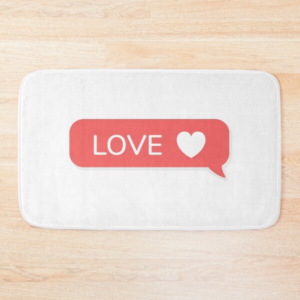 Item preview, Love Heart Message Emoji designed and sold by WilliamsonMedia.
