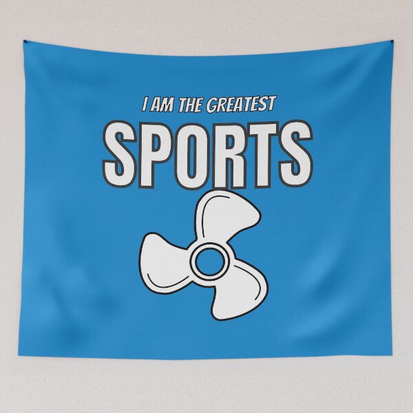 Item preview, I Am The Greatest Sports fan  designed and sold by FabSpark.