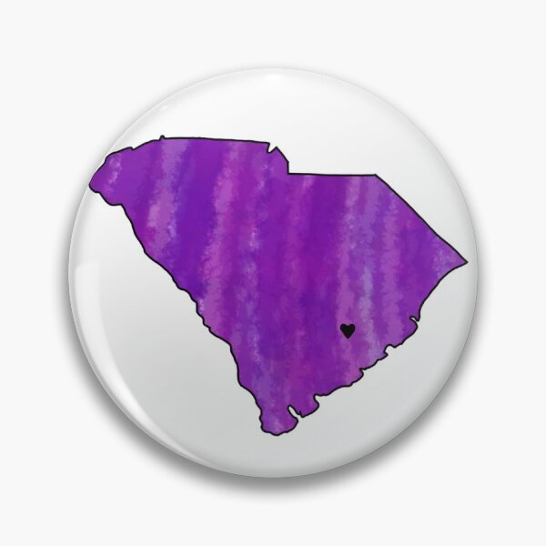 Item preview, Purple Watercolor South Carolina Berkeley County Heart designed and sold by Delaneymaybe.