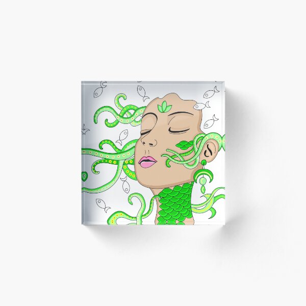 jellyfish Acrylic Block