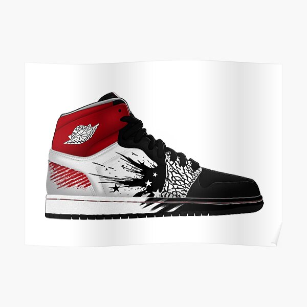 Jordan 1 WINGS OF THE FUTURE Aufkleber Poster