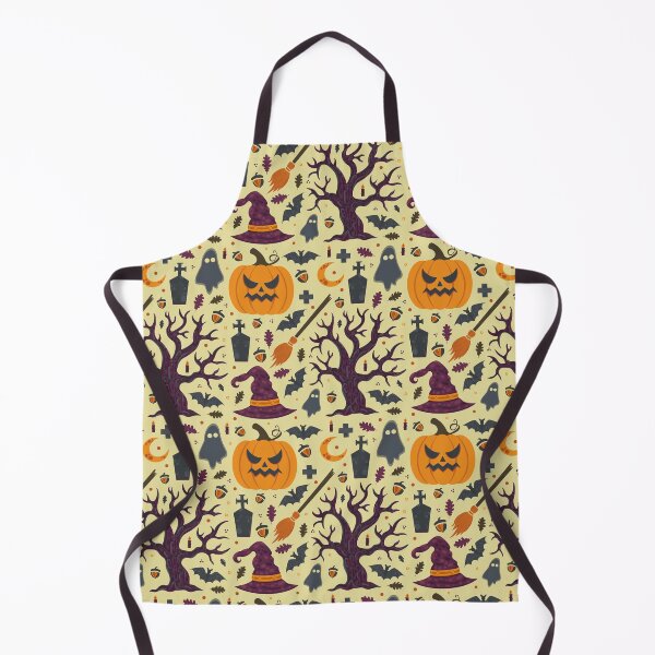 Aperçu de l'œuvre Motif effrayant de citrouille d'Halloween créée et vendue par Simplulina.