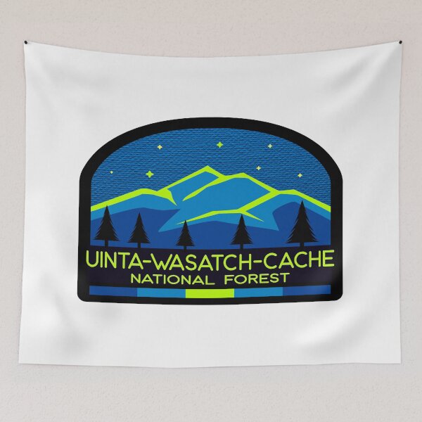 Item preview, UINTA - WASATCH - CACHE National Forest Utah Camping Canoe designed and sold by DESTINATIONS DECAL DOS.