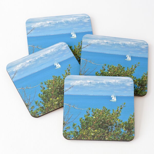 Item preview, White sailboats designed and sold by ART22.
