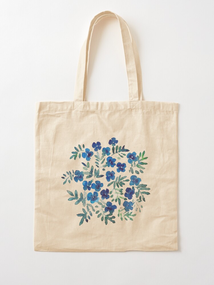 patterned tote bag