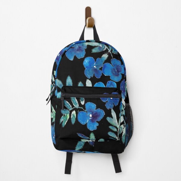 Item preview, Blue and Green Flowers Pattern designed and sold by María Casas Watercolour Designs.