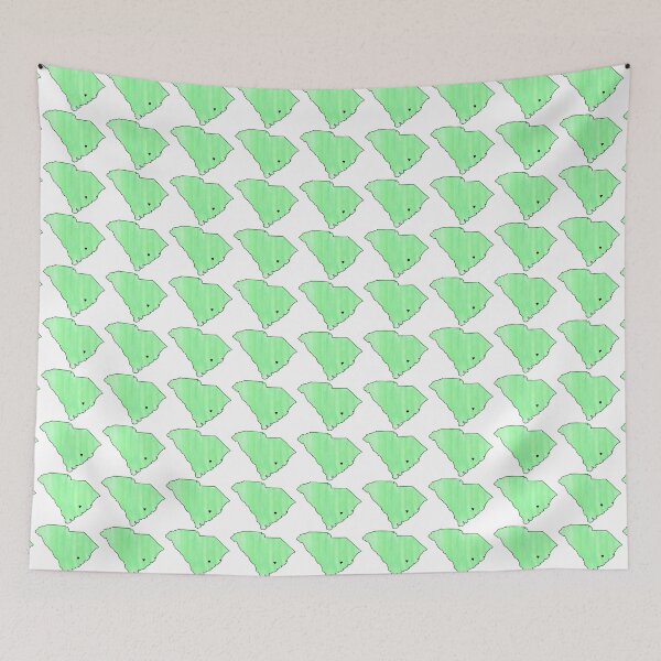 Item preview, Mint Green Watercolor South Carolina Berkeley County Heart designed and sold by Delaneymaybe.