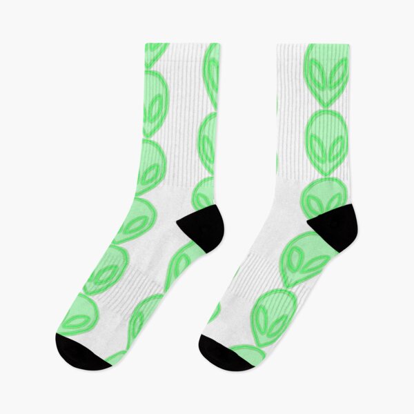 Item preview, Neon green alien sticker! ;) designed and sold by Hiya There!.