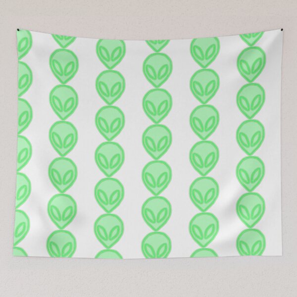 Item preview, Neon green alien sticker! ;) designed and sold by Hiya There!.