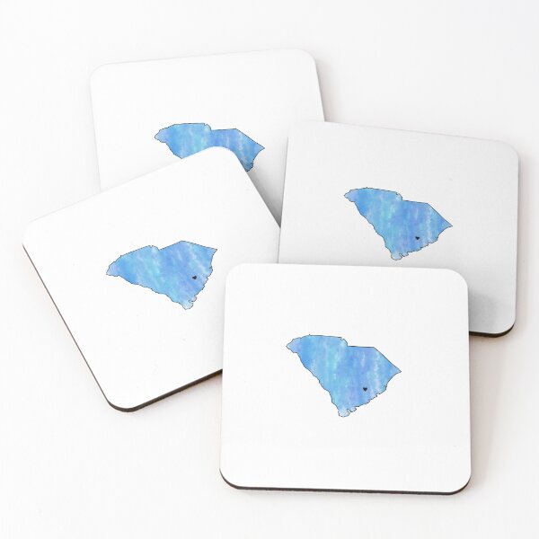 Item preview, Blue Watercolor South Carolina Berkeley County Heart designed and sold by Delaneymaybe.
