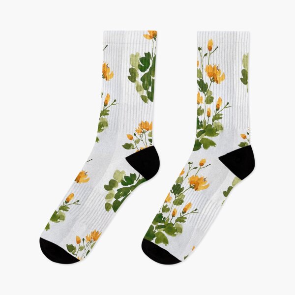 Item preview, Flor Amarilla Floral Suelta Acuarela designed and sold by Madeline Hollar.