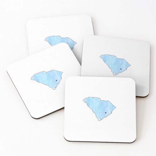 Item preview, Light Blue Watercolor South Carolina Berkeley County Heart designed and sold by Delaneymaybe.