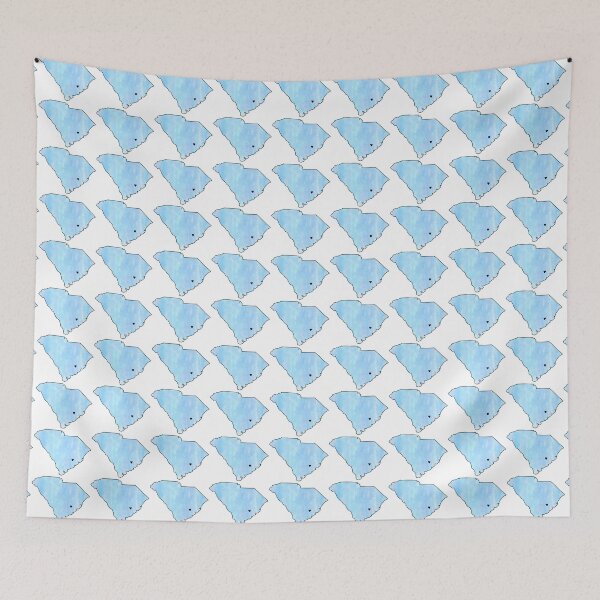 Item preview, Light Blue Watercolor South Carolina Berkeley County Heart designed and sold by Delaneymaybe.
