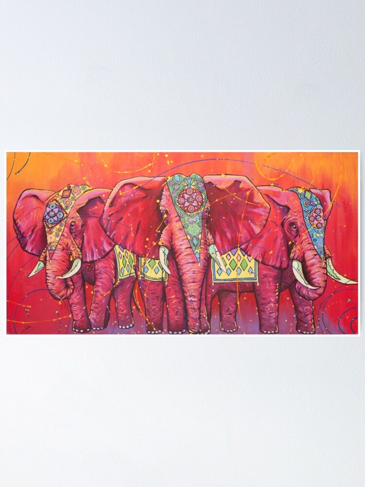 Alternate view of The Universal Indian Elephants, #69 Poster