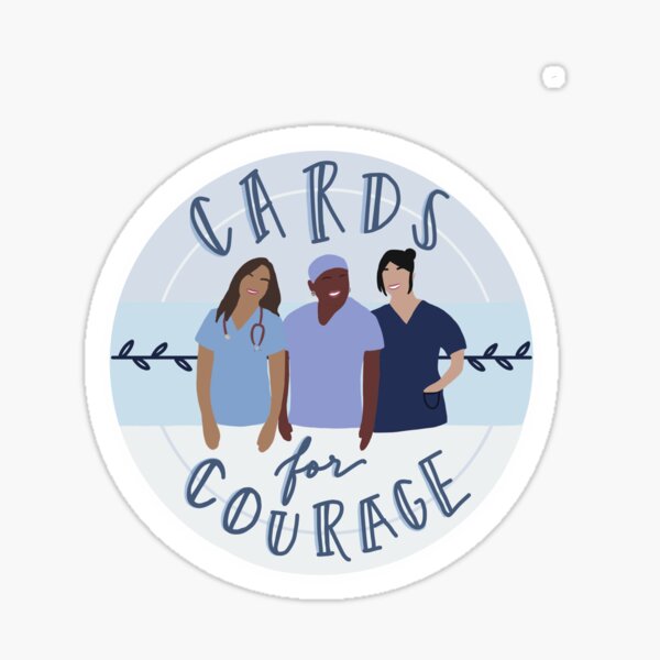 Cards for Courage Sticker