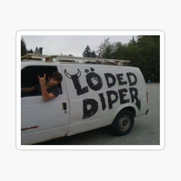Diper cargado Pegatina