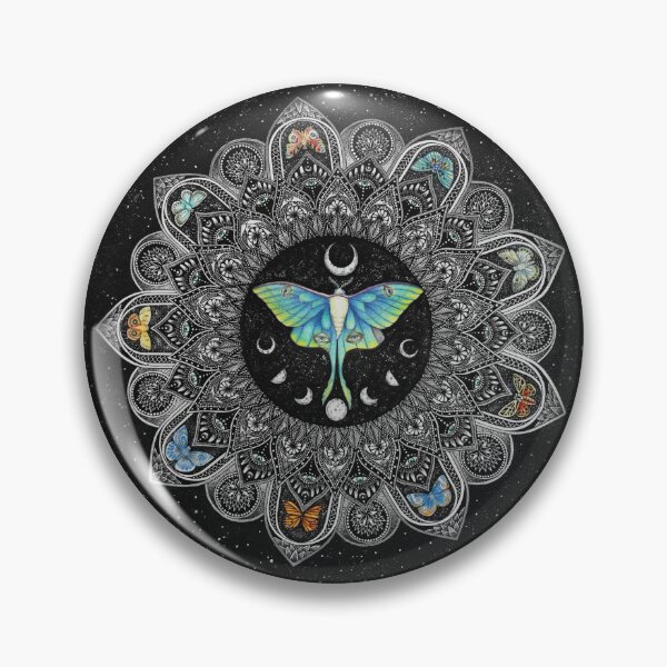 Item preview, Lunar Moth Mandala with Background designed and sold by BriLazar.