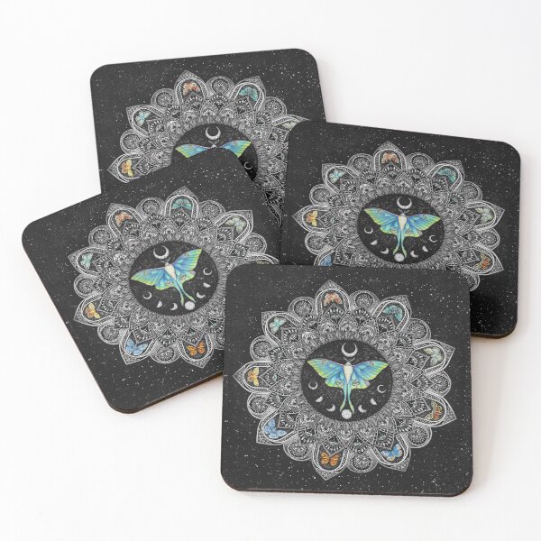 Item preview, Lunar Moth Mandala with Background designed and sold by BriLazar.