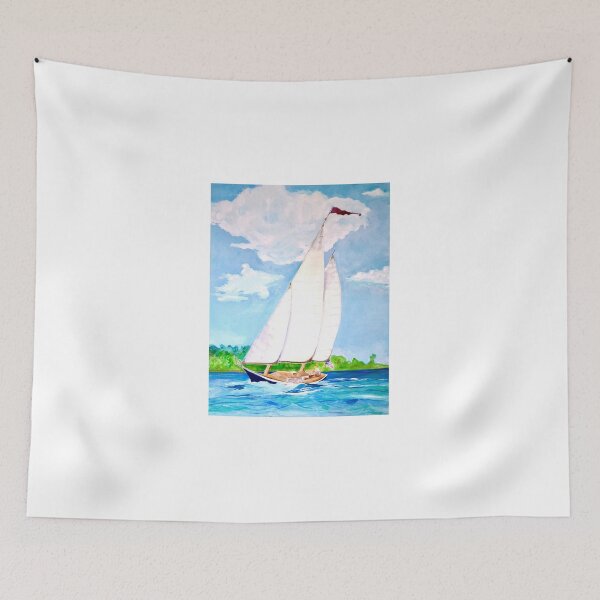Item preview, Three Sheets to the Wind Sunday Sail designed and sold by Kimberly Stein Studio.