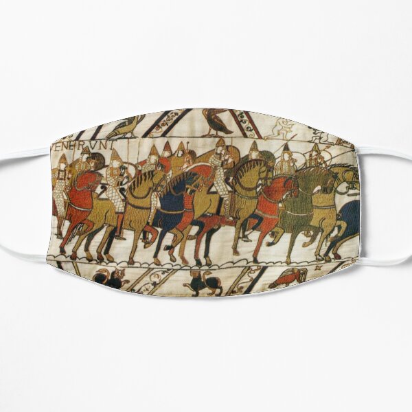 Bayeux Tapestry - Norman Horsemen Flat Mask
