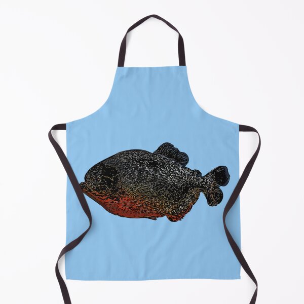 Item preview, Red Bellied Pirahna Black Print designed and sold by designsasstultd.