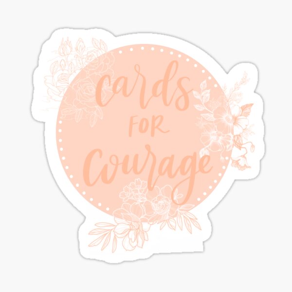 Cards for Courage Sticker