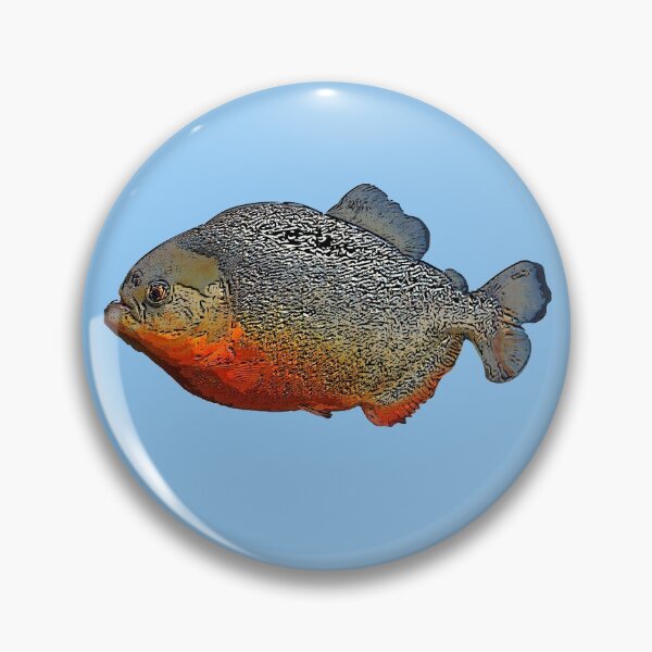 Item preview,  Red Bellied Pirahna Color Print  designed and sold by designsasstultd.